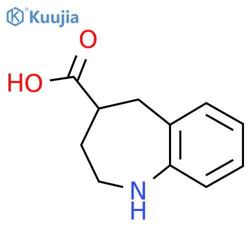 2,3,4,5-tetrahydro-1H-1-benzazepine-4-carboxylic acid structure