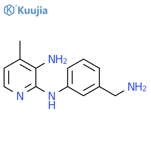 2,3-Pyridinediamine,N2-[3-(aminomethyl)phenyl]-4-methyl- structure
