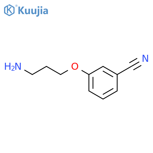 3-(3-Aminopropoxy)benzonitrile structure