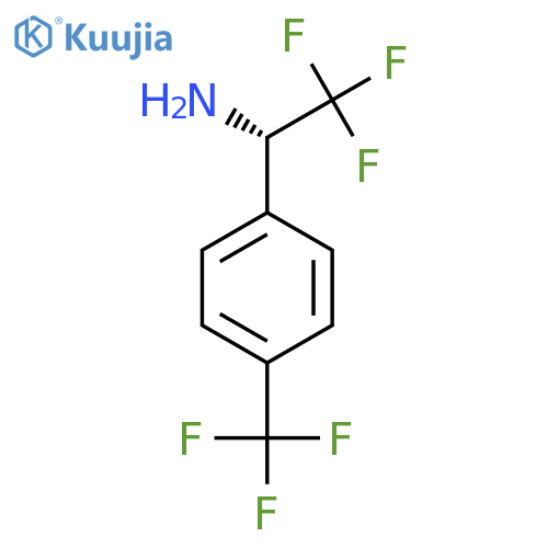 (S)-2,2,2-Trifluoro-1-(4-(trifluoromethyl)phenyl)ethanamine structure