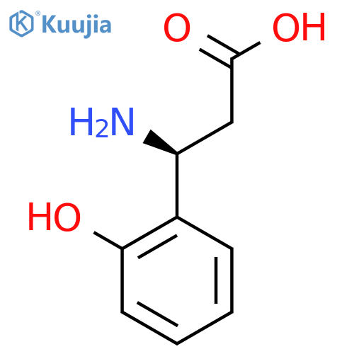 (S)-3-Amino-3-(2-hydroxyphenyl)propanoic acid structure