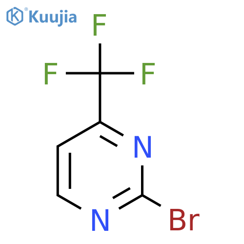 2-Bromo-4-(trifluoromethyl)pyrimidine structure