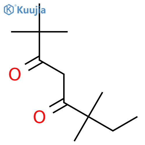 2,2,6,6-Tetramethyl-3,5-octanedione structure