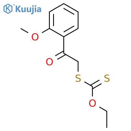 CARBONODITHIOIC ACID, O-ETHYL S-[2-(2-METHOXYPHENYL)-2-OXOETHYL] ESTER structure