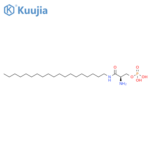Propanamide, 2-amino-N-nonadecyl-3-(phosphonooxy)-, (2R)- structure