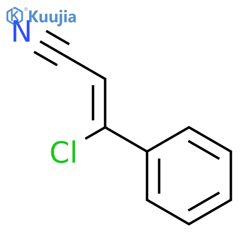 3-Chloro-3-phenyl-acrylonitrile structure