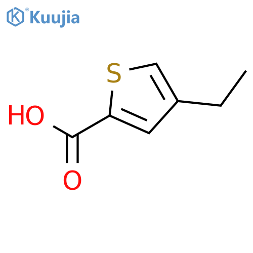 4-ethylthiophene-2-carboxylic acid structure