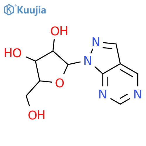 1-pentofuranosyl-1H-pyrazolo[3,4-d]pyrimidine structure