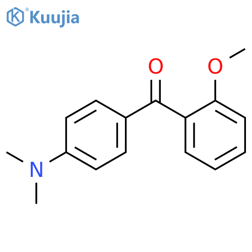 Methanone, [4-(dimethylamino)phenyl](2-methoxyphenyl)- structure