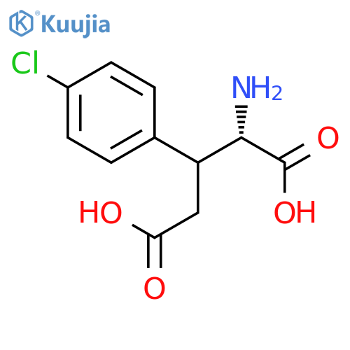3-(4-Chlorophenyl)glutamic acid structure