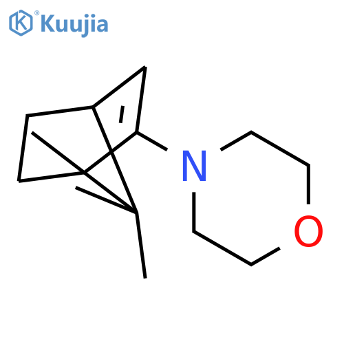 Morpholine, 4-(1,7,7-trimethylbicyclo[2.2.1]hept-2-en-2-yl)- structure