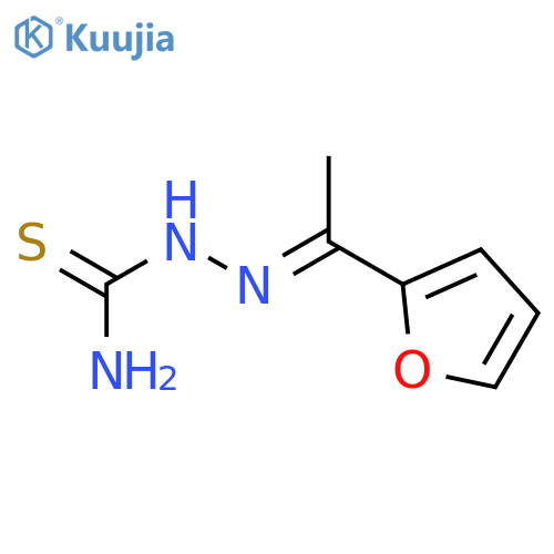 {1-(furan-2-yl)ethylideneamino}thiourea structure