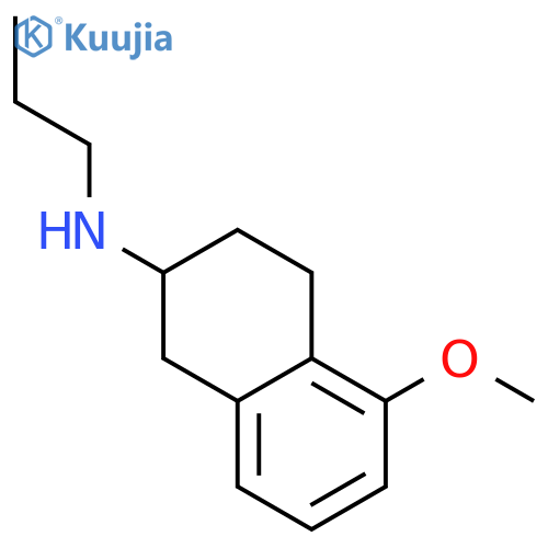 2-PROPYLAMINO-5-METHOXYTETRALIN structure