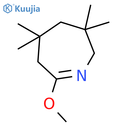7-methoxy-3,3,5,5-tetramethyl-3,4,5,6-tetrahydro-2H-azepine structure