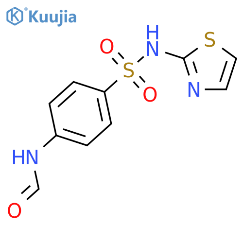N'4-formyl-N'1-thiazol-2-ylsulphanilamide structure