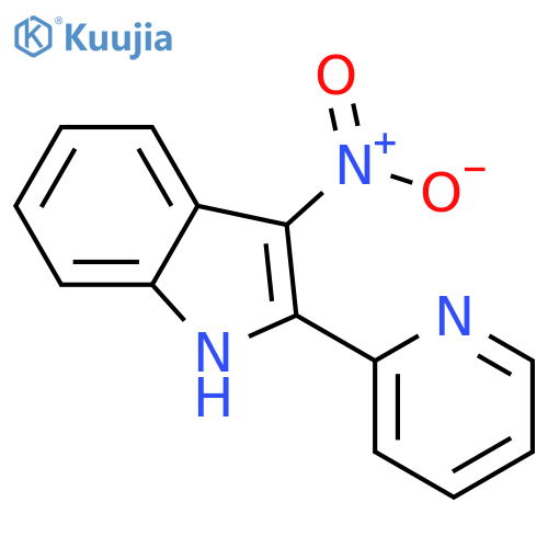 1H-Indole, 3-nitro-2-(2-pyridinyl)- structure