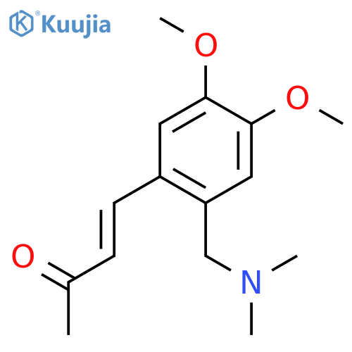 3-Buten-2-one, 4-[2-[(dimethylamino)methyl]-4,5-dimethoxyphenyl]- structure