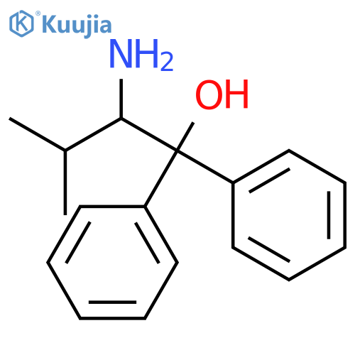 (S)-(-)-2-Amino-3-methyl-1,1-diphenyl-1-butanol structure