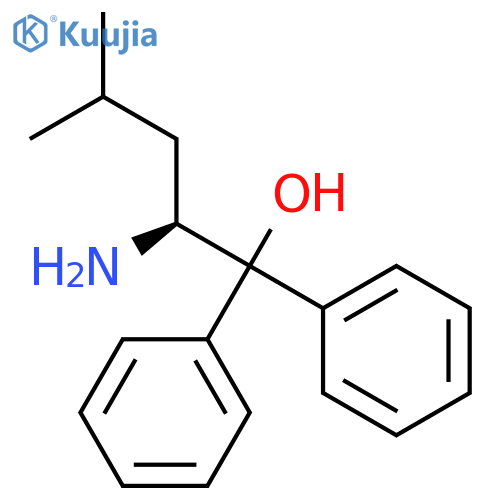 Benzenemethanol, a-[(1S)-1-amino-3-methylbutyl]-a-phenyl- structure