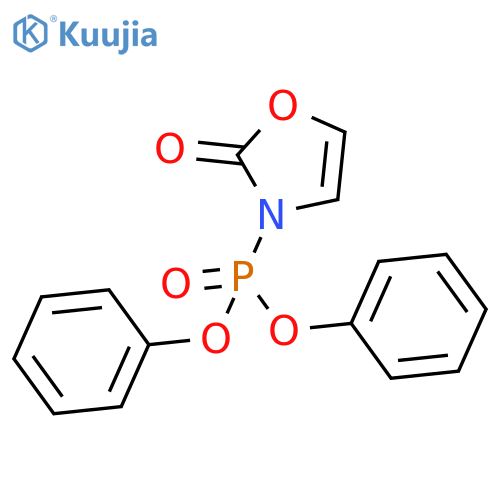 Phosphonic acid, (2-oxo-3(2H)-oxazolyl)-, diphenyl ester structure