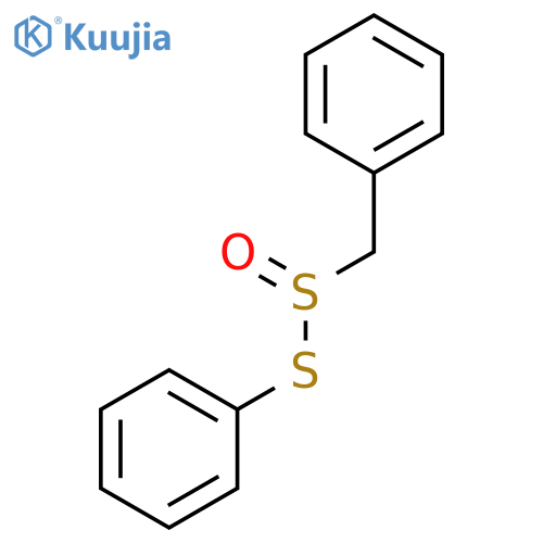 Benzenemethanesulfinothioic acid, S-phenyl ester structure
