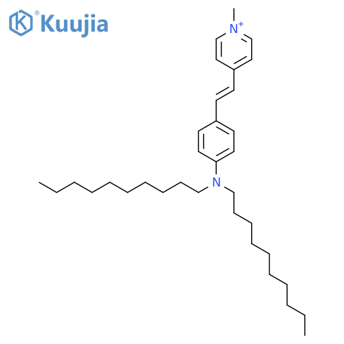 Pyridinium, 4-[2-[4-(didecylamino)phenyl]ethenyl]-1-methyl- structure