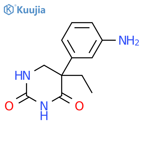 2,4(1H,3H)-Pyrimidinedione, 5-(3-aminophenyl)-5-ethyldihydro- structure