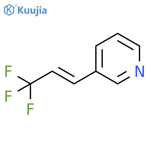 Pyridine, 3-[(1E)-3,3,3-trifluoro-1-propen-1-yl]- structure