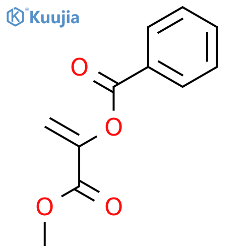 2-Propenoic acid, 2-(benzoyloxy)-, methyl ester structure