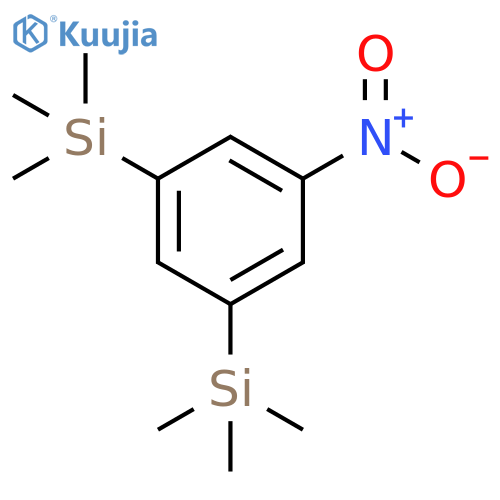Silane, (5-nitro-1,3-phenylene)bis[trimethyl- structure