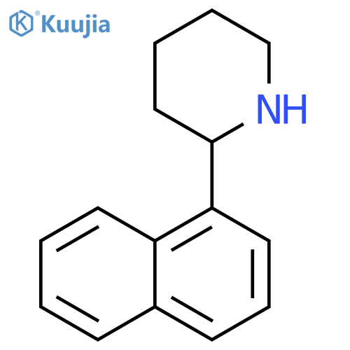 2-(naphthalen-1-yl)piperidine structure