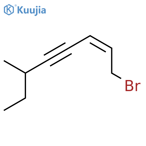 2-OCTEN-4-YNE, 1-BROMO-6-METHYL-, (Z)- structure