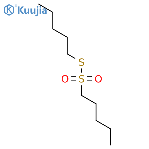 1-Pentanesulfonothioic acid, S-pentyl ester structure