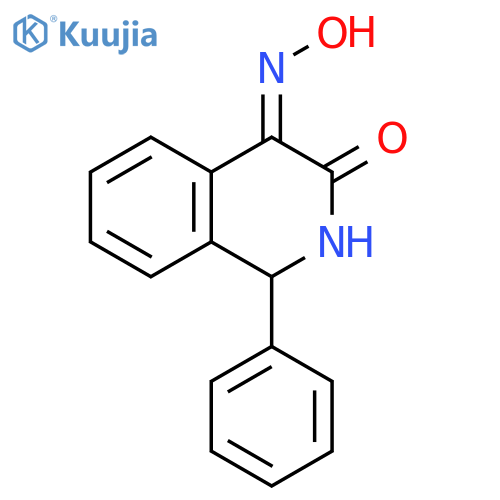 3,4-Isoquinolinedione, 1,2-dihydro-1-phenyl-, 4-oxime, (Z)- structure