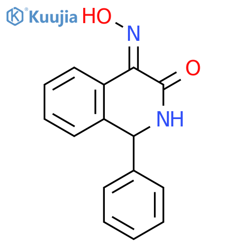 3,4-Isoquinolinedione, 1,2-dihydro-1-phenyl-, 4-oxime, (E)- structure