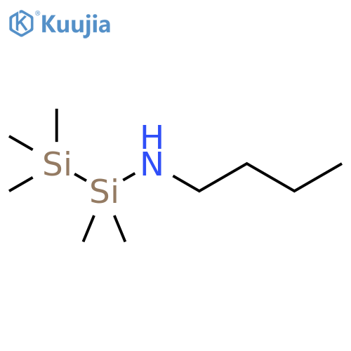 Disilanamine, N-butyl-1,1,2,2,2-pentamethyl- structure