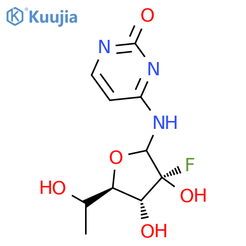 2(1H)-Pyrimidinone,4-amino-1-(2-deoxy-2-fluoro-b-D-arabinofuranosyl)-5-methyl- structure