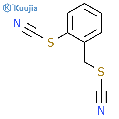 THIOCYANIC ACID, 2-(THIOCYANATOMETHYL)PHENYL ESTER structure