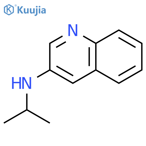N-(propan-2-yl)quinolin-3-amine structure