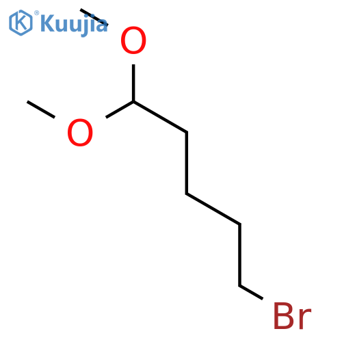 Pentane, 5-bromo-1,1-dimethoxy- structure
