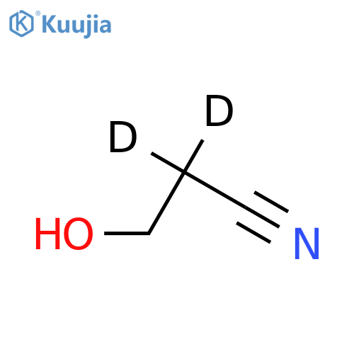 3-Hydroxypropionitrile-d2 structure