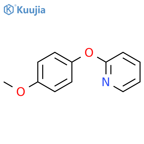 Pyridine, 2-(4-methoxyphenoxy)- structure