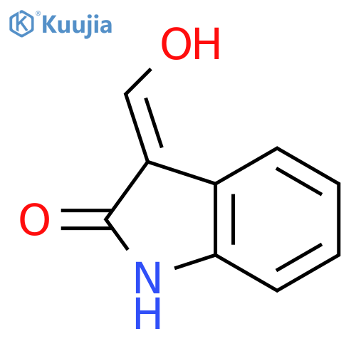 (3E)-3-(hydroxymethylidene)-1H-indol-2-one structure