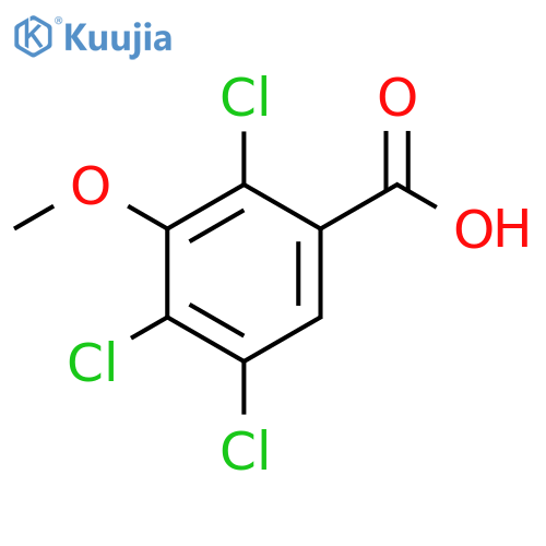 Benzoic acid, 2,4,5-trichloro-3-methoxy- structure