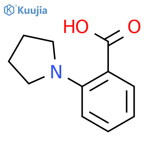 2-(1-Pyrrolidinyl)benzoic Acid structure