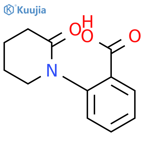 2-(2-oxopiperidin-1-yl)benzoic acid structure