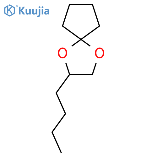 1,4-Dioxaspiro[4.4]nonane,2-butyl- structure