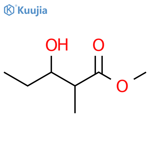 Pentanoic acid, 3-hydroxy-2-methyl-, methyl ester, (2R,3R)- structure