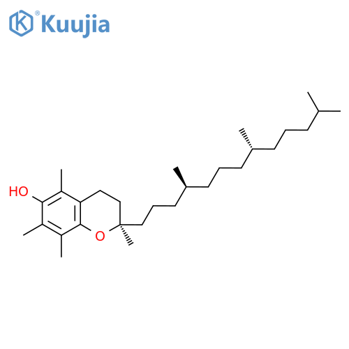 (2R, 4’S, 8’R)-α-Tocopherol structure