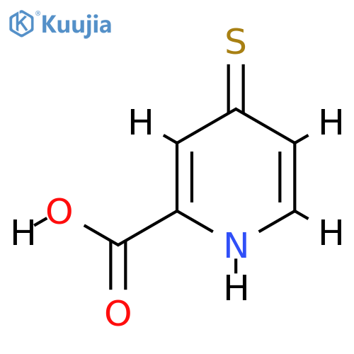 2-Pyridinecarboxylicacid, 1,4-dihydro-4-thioxo- structure
